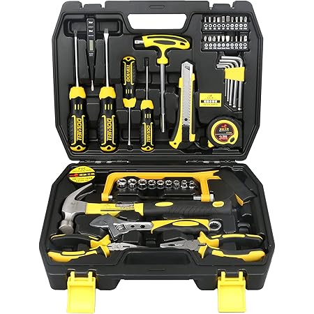 DOWELL 10 Piece Small Tool Kit,Mini Portable Tool Set,Home Repair Hand ...