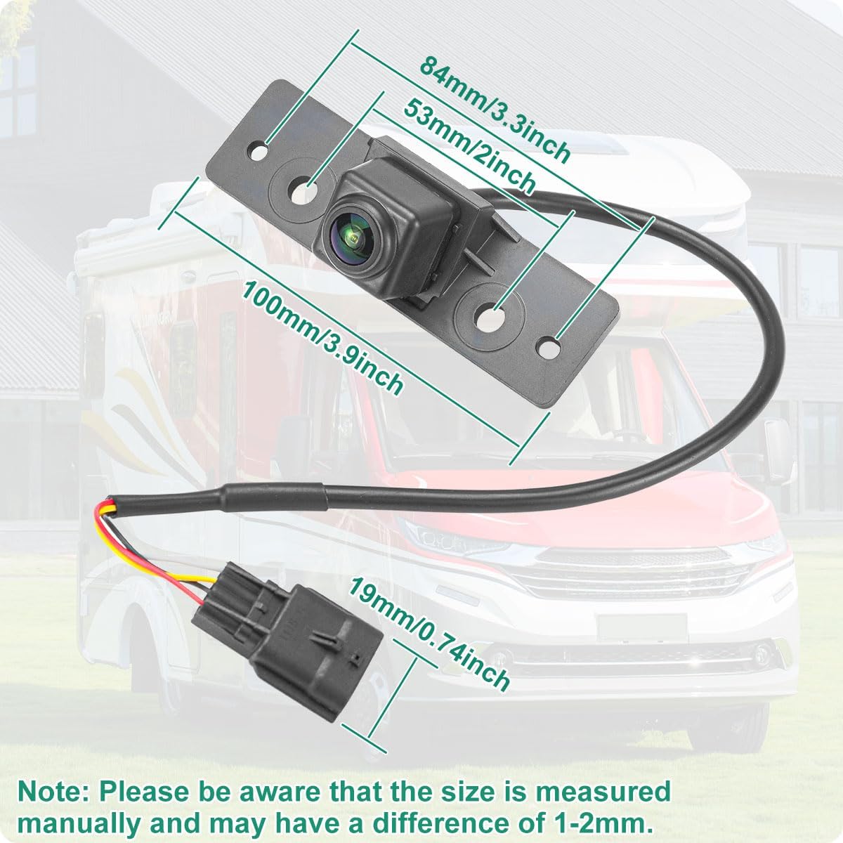28442-EZ00A Rear View Camera for Nissan Titan XD 2016 2017 2018, OE Backup Camera Replaces 28442-EZ01A by GreenYi