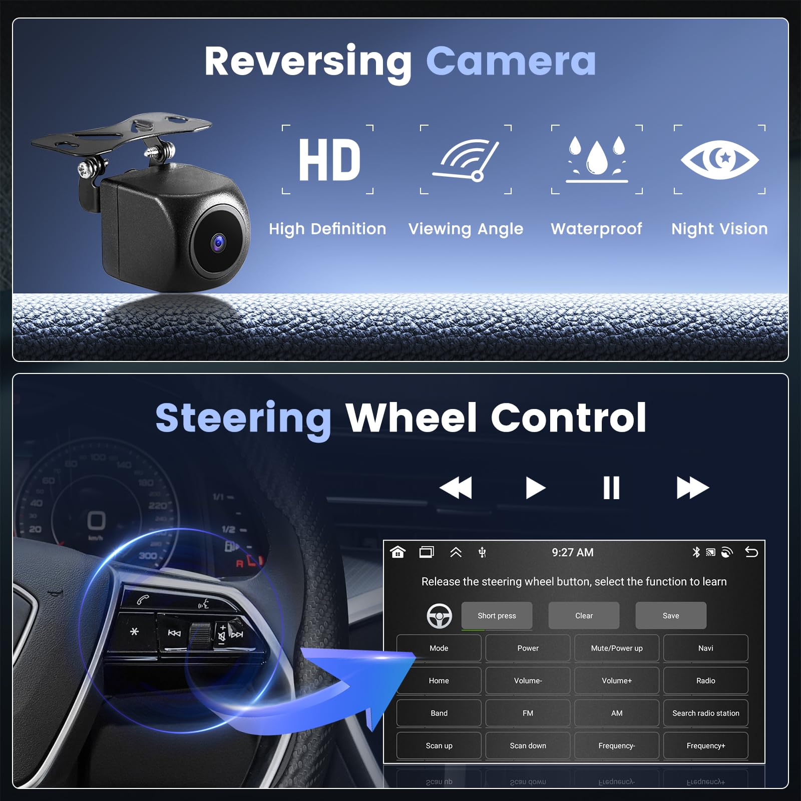 Roinvou 6G+128GG Android 15 Radio samochodowe dla Fiat Tipo Egea 2015-2017 bezprzewodowy CarPlay Android Auto, 7-calowy ekran dotykowy Radio Bluetooth Lustro Link GPS EQ WiFi FM/RDS SWC Tylna kamera