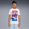 Puma Niño BMW M Motorsport Bloque Gráfico Camiseta Manga Corta Casual - Blanco 3