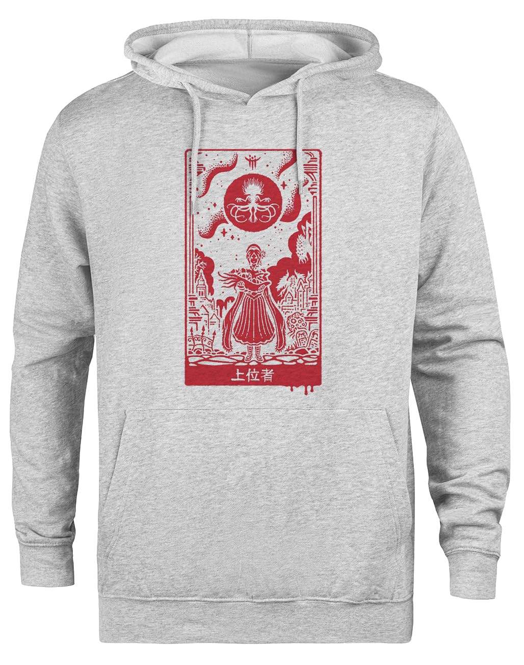 Superior Ones Felpa Grigia Unisex Eco-Friendly Unisex Grey Hoodie Eco-Friendly Hooded Jacket
