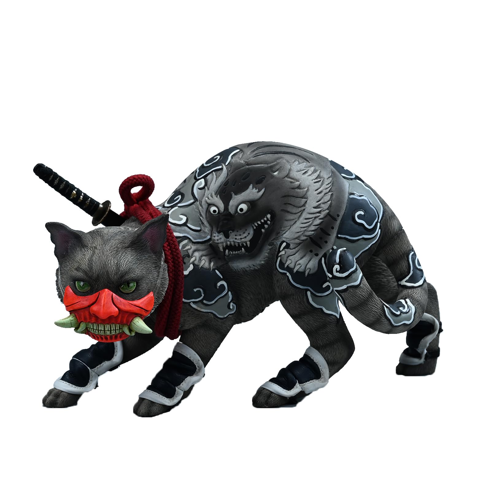 Figurine de chat vintage AMITD : statue chat japonais et objet de décoration de maison
