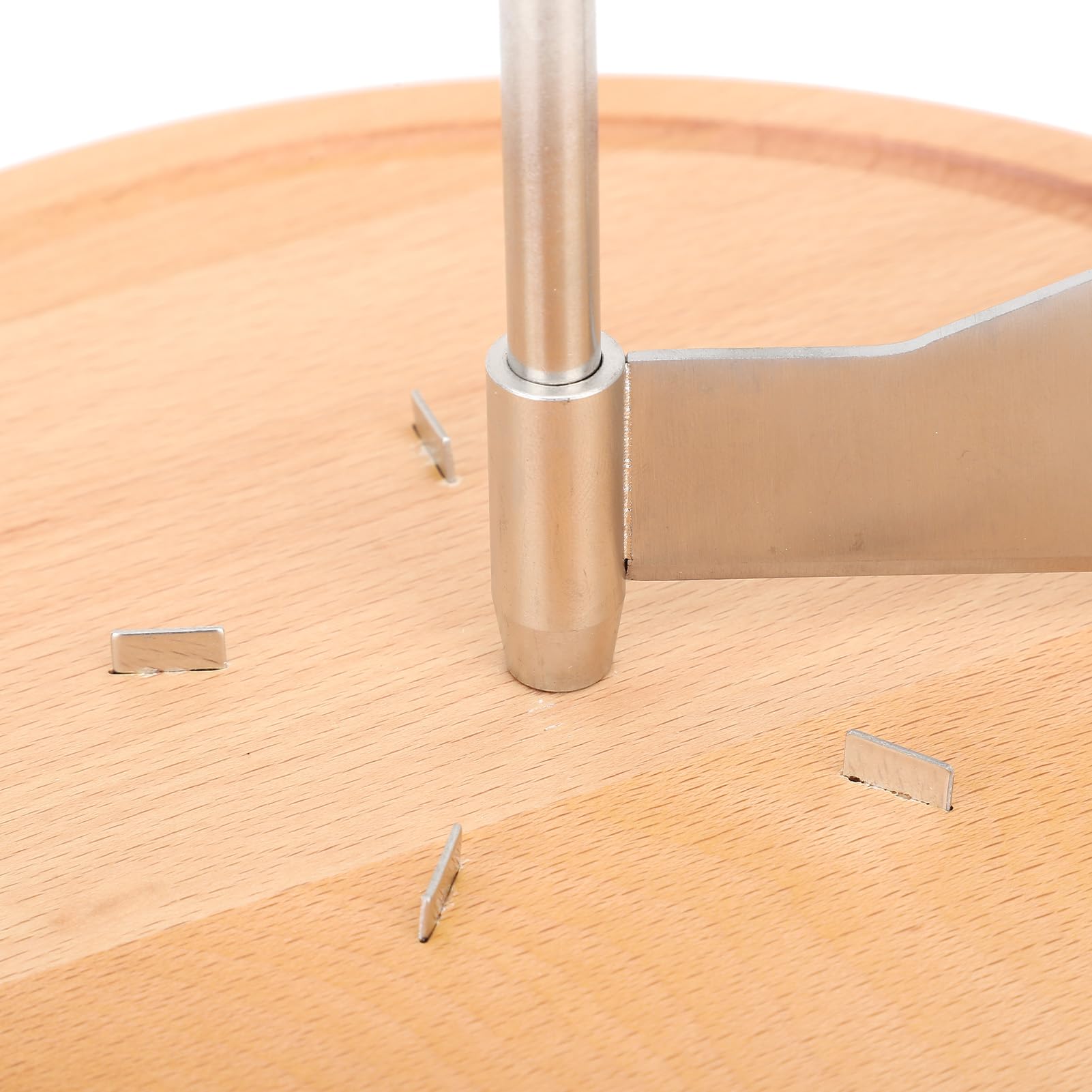 Rasoio per Formaggio Multifunzionale in Legno di Faggio e Acciaio Inox Smontabile per Scaglie di Cioccolato e Fiori di Formaggio, Antipasti Professionali, Presentazioni Artistiche, Eventi all'Aperto