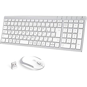 Amazon Iclever キーボードワイヤレスキーボードマウスセット日本語配列 静音 超薄型 テンキー付き 無線2 4g キーボード マウス3段調節可能dpi 充電式 フルサイズ パソコンpc多機能対応windows対応 Mac対応 シルバーホワイト Iclever キーボード マウスセット 通販