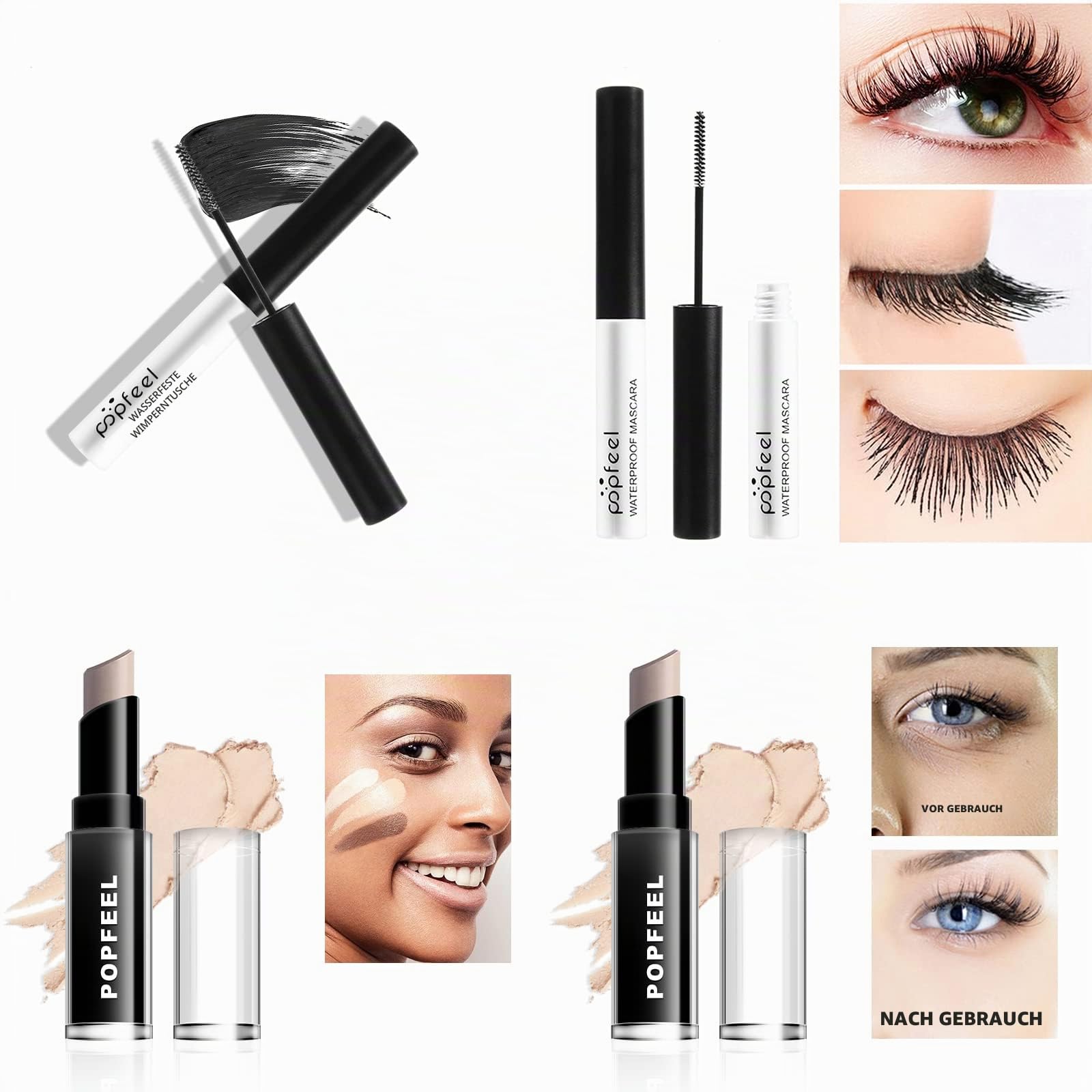 All in One Make Up Set, Schminke Set für Frauen, Makeup Set Starter Kit Multifunktions Kosmetik Schmink Kit mit Lidschatten Palette, Lippenstift, Eyeliner, Mascara, Pinsel Für Frauen Mädchen