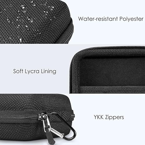 Miniatura 6 de FINPAC Funda rígida para cargador de MacBook, pequeña bolsa organizadora electrónica para adaptador de corriente MacBook, bolsa portátil de