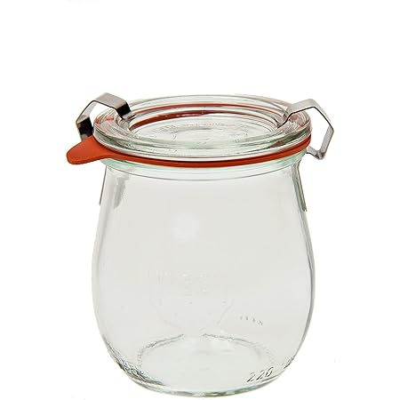 Weck 762 Jelly Jar - 1/5 Liter, Set of 6