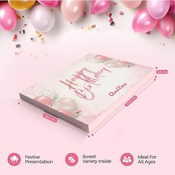 Chocoluxe Co Chocolate Birthday Gifts for Women | Made with Assortment of Dairy Milk Selections | Birthday Presents for Women | Gifts for Mum, Sister, Daughter, Girlfriend