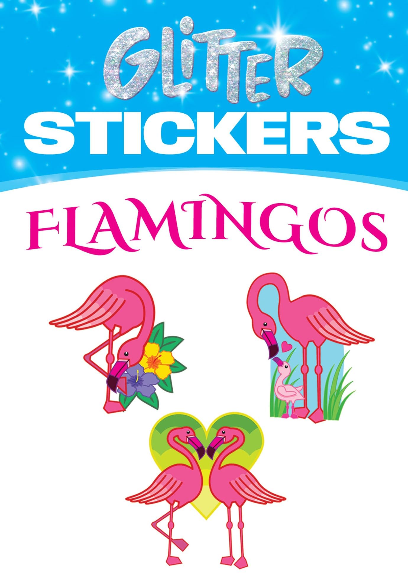 Glitter Flamingos Stickers by Ellen Scott (2019, Book, Other)