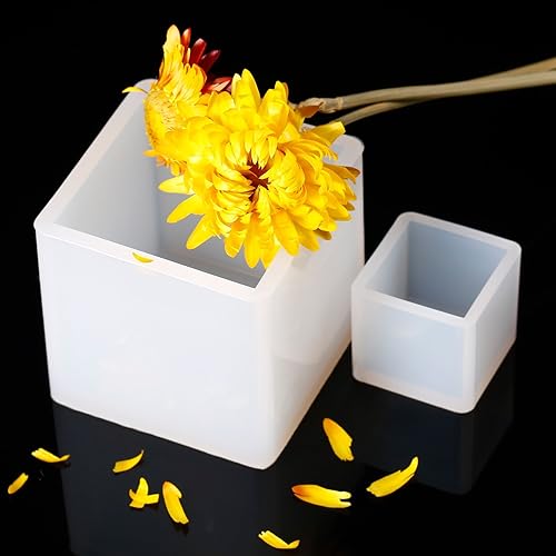 Miniatura 4 de Jovitec 4 moldes cuadrados de resina para hacer manualidades, 4 tamaños