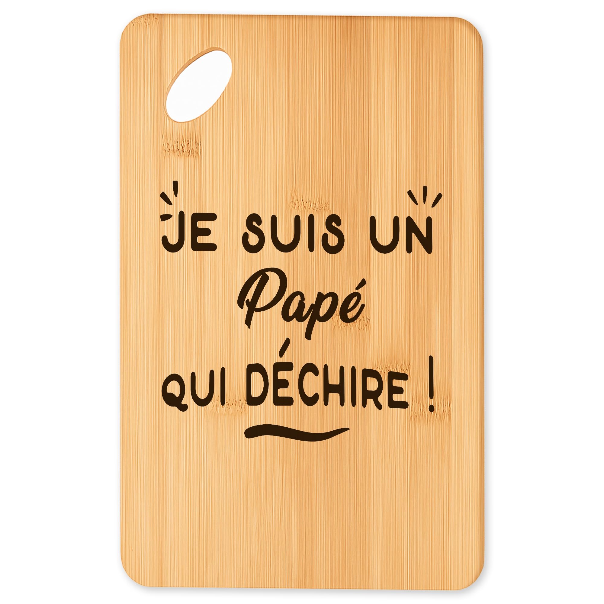 Planche à découper Pape en bambou pour en finir avec les plateaux fragiles