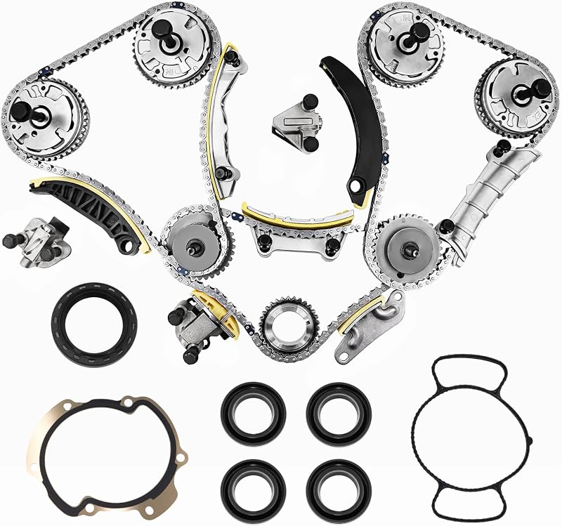 Kit de corrente de distribuição GDO com engrenagem VVT 9-0753SVVT para motores V6 3.6L e 3.0L – 2007 a 2015