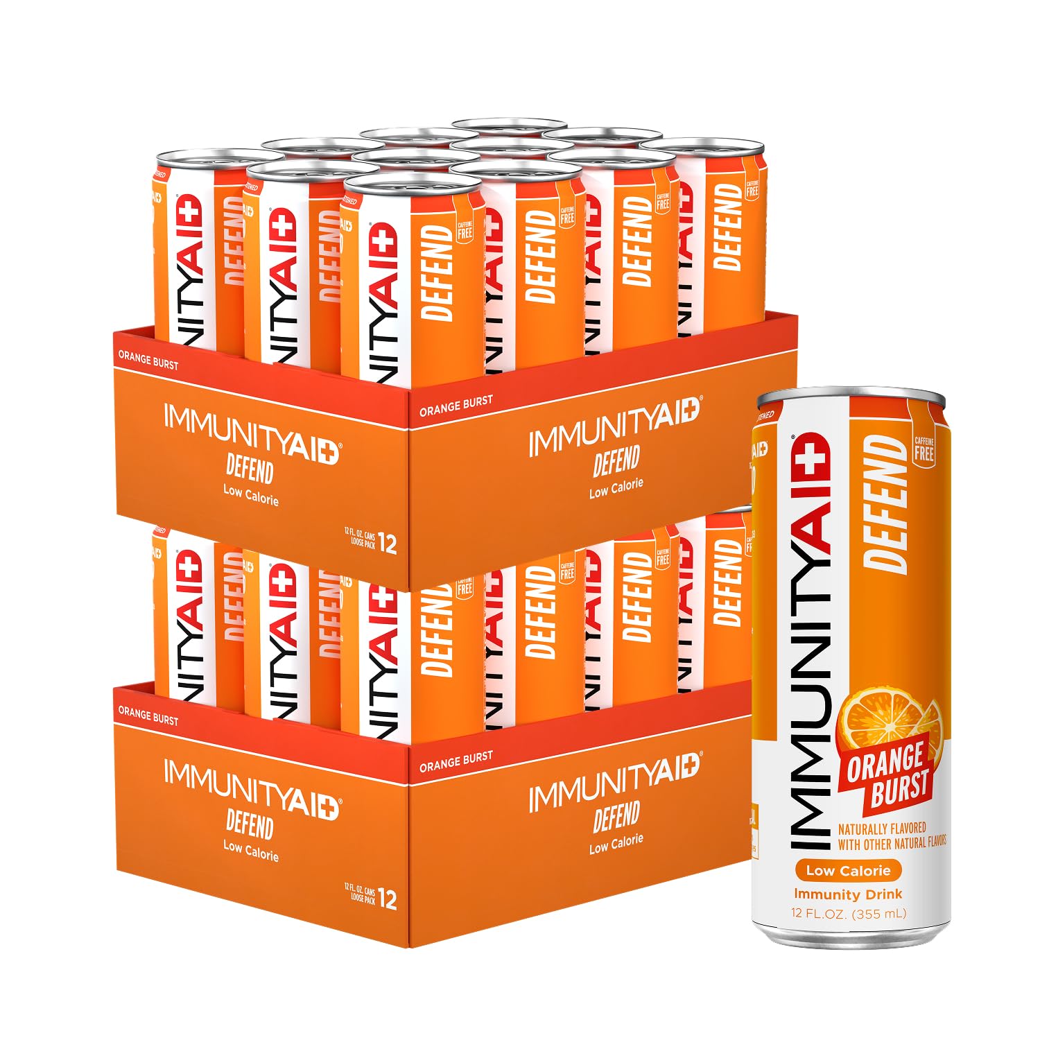 IMMUNITYAID Immune Support Drink, 12 fl oz (24-Pack)