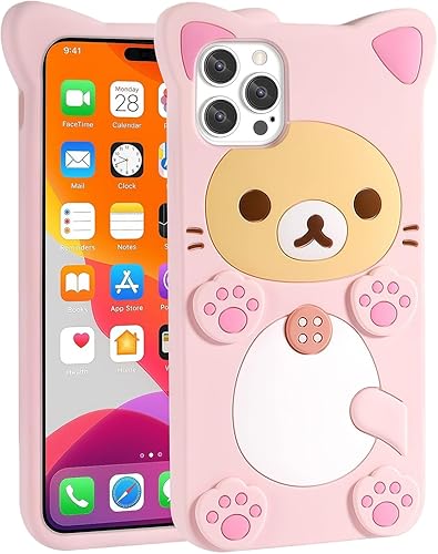 Bonita funda de teléfono Kawaii 3D compatible con iPhone 11 Pro de 5.8 pulgadas,