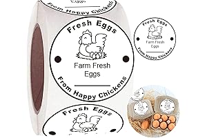 Farm Fresh Eggs Stickers for Eggs and Produce Packaging