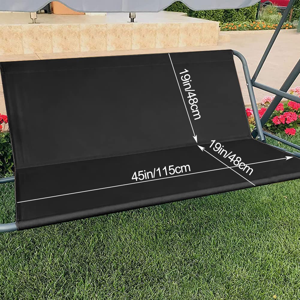 WingFly Ersatz-Schaukel Sitzbezug für Hollywoodschaukel, Sitzbezug für Gartenstuhl, für den Außenbereich 2- und 3-Sitzer