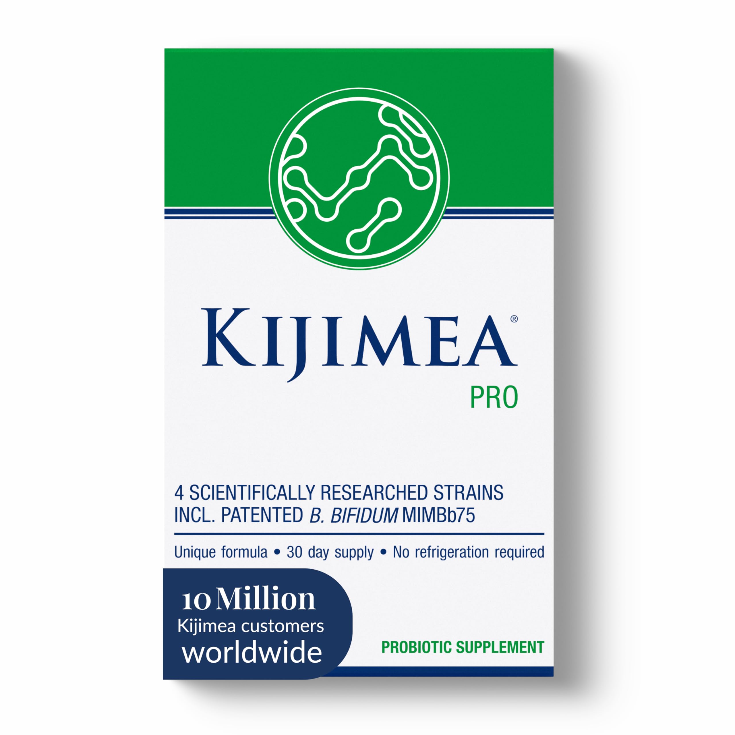 Kijimea PRO Bifidobacterium Probiotic Bifidum MIMBb75, 4 Clinically Validated Strains, Supports Gut Barrier Function, Reduces Occasional Bloating, Diarrhea, Constipation, 30 Capsules