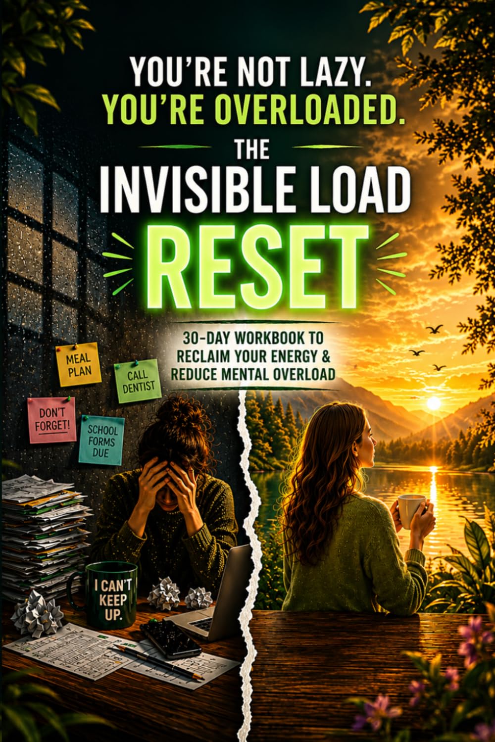 The Invisible Load Reset: A 30-Day Burnout Recovery Journal for Women to Reduce Mental Load, Reclaim Energy, and Set Boundaries Without Guilt