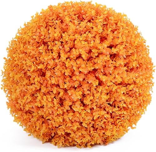 Miniatura 7 de 1 bola de topiario artificial con flores, plantas artificiales de boj topiario, bolas artificiales de boj para plantas, bolas decorativas para patio