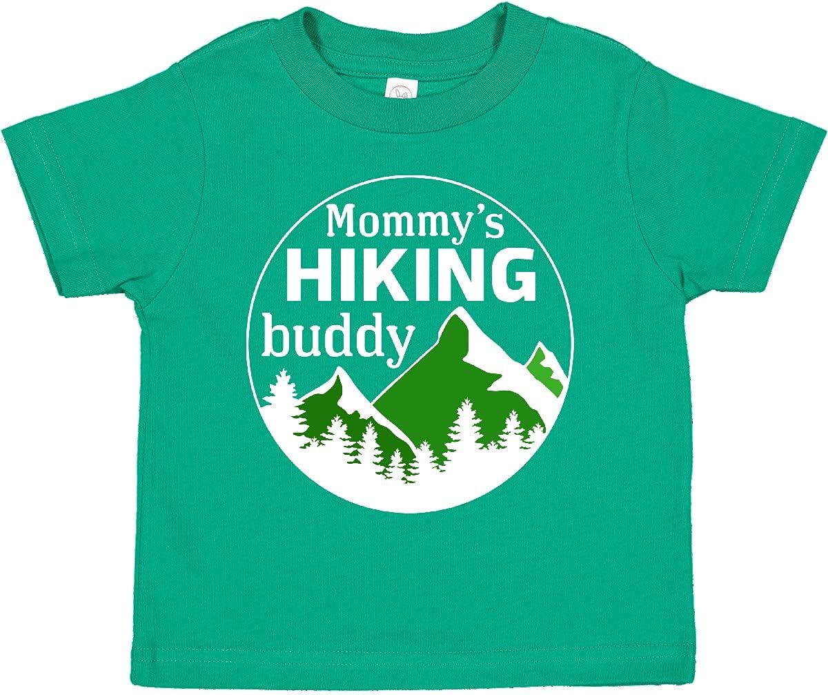 inktastic Mommy's Hiking Buddy with Mountains and Trees Toddler T-Shirt