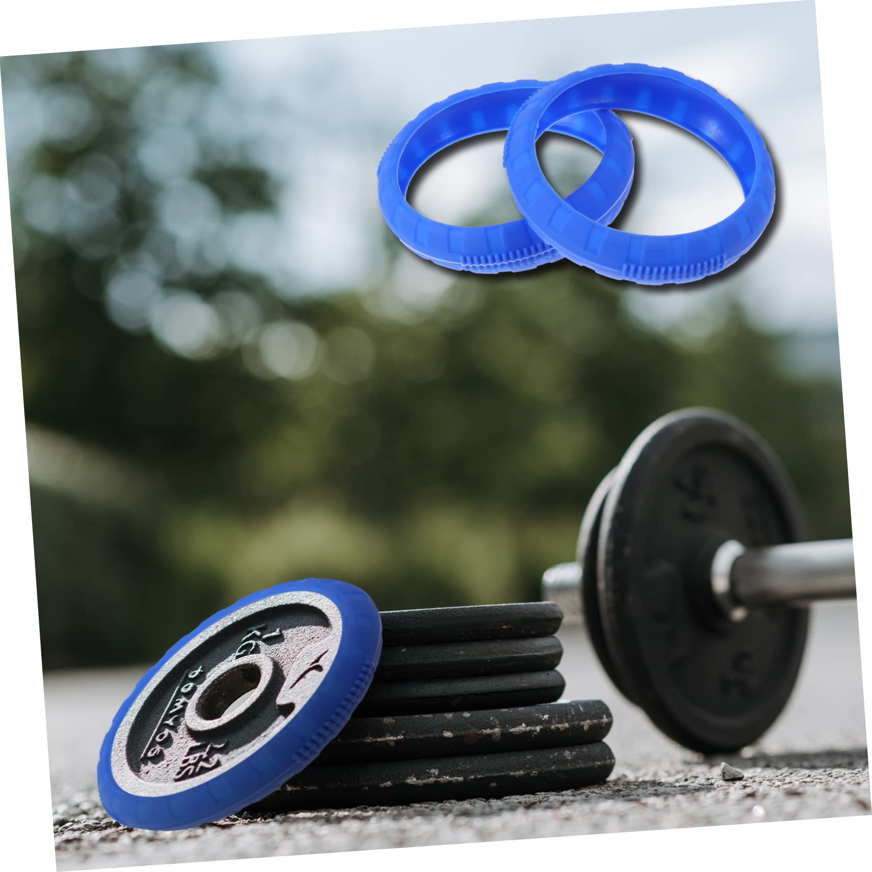 BESPORTBLE 6-Teiliges Hantel-Set Neopren-Hanteln Hantelring Gummi-Hantelhülle Kein Hantelgriff Rutschfeste Hantelhülle Hantel-Anti-Drop-Hülle Hantel-Silikagel-Sportstopper