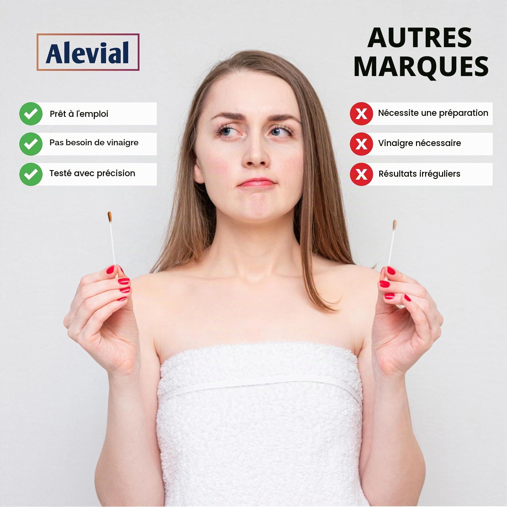 Kit de test de plomb 20 écouvillons instantanés pour la maison dans l'eau (pas de vinaigre nécessaire) Détecteur de plomb Plats Peinture Détection de surface métallique