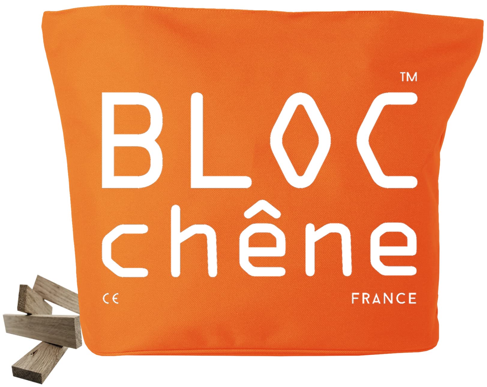 BLOC chne - Orange Bag - 400 Board Construction Set for Wood Lovers