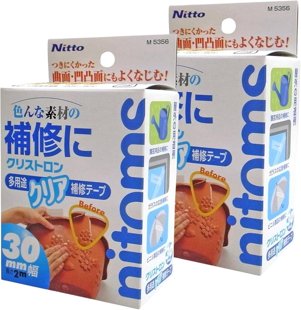 Amazon | ニトムズ(Nitoms)クリストロン 多用途クリア補修テープ