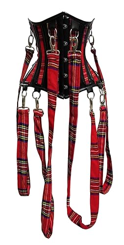 Underbust Corset - Red Plaid