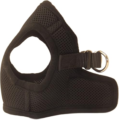 Miniatura 6 de Arnés para perros de malla suave, cómodo para razas pequeñas, cachorros, juguetes, de 2 a 16lb, en color rosa bebé, azul, negro, rojo, camuflado en