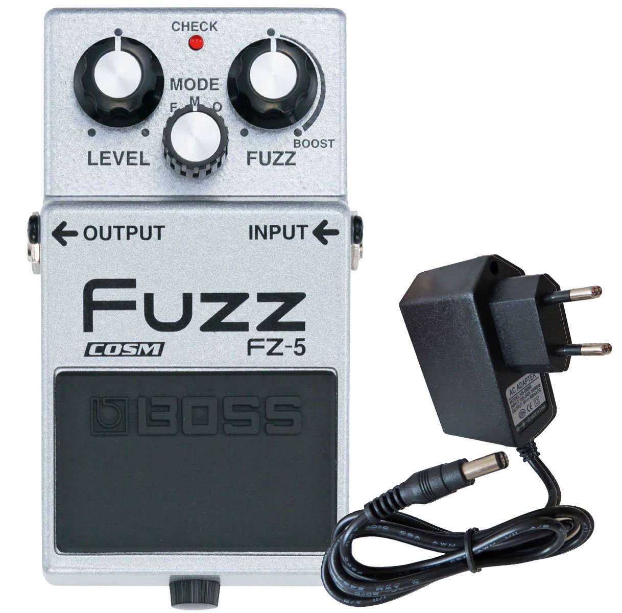 Boss FZ-5 Fuzz-Pedal Effektgerät + keepdrum 9V Netzteil