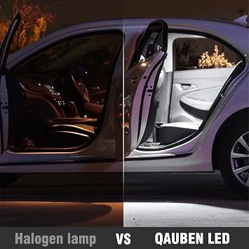 4'lü Paket Süper Beyaz COB 48-SMD LED Panel Tavan Lambası Otomatik Araba İç Mekan Okuma Tavan Tavan Alüminyum Muhafaza İç Mekan Tavan Lambası BA9S Adaptörü, T10 Adaptörü, Festoon Adaptörü (12V)