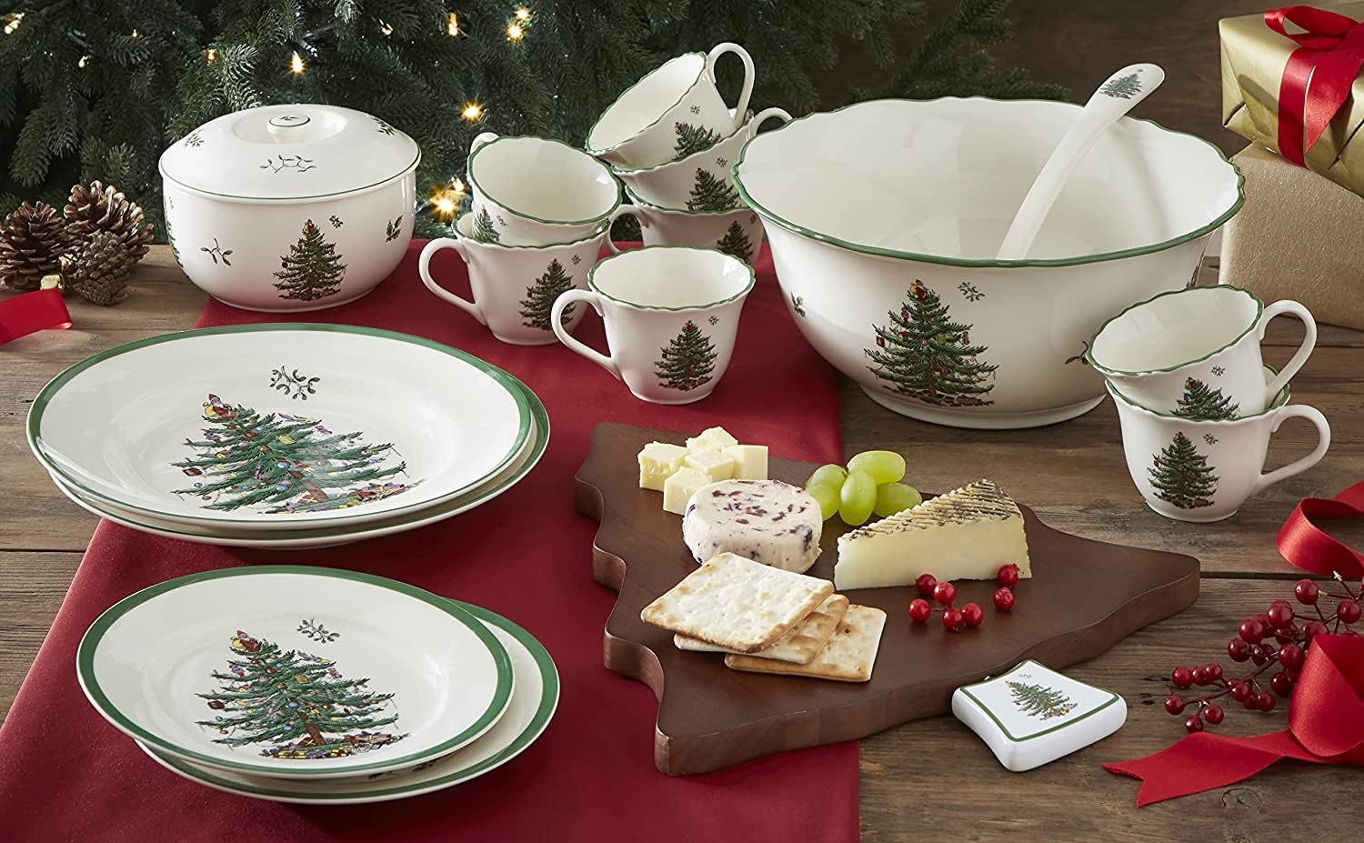 Spode Christmas スポードクリスマスプレート、鍋敷き