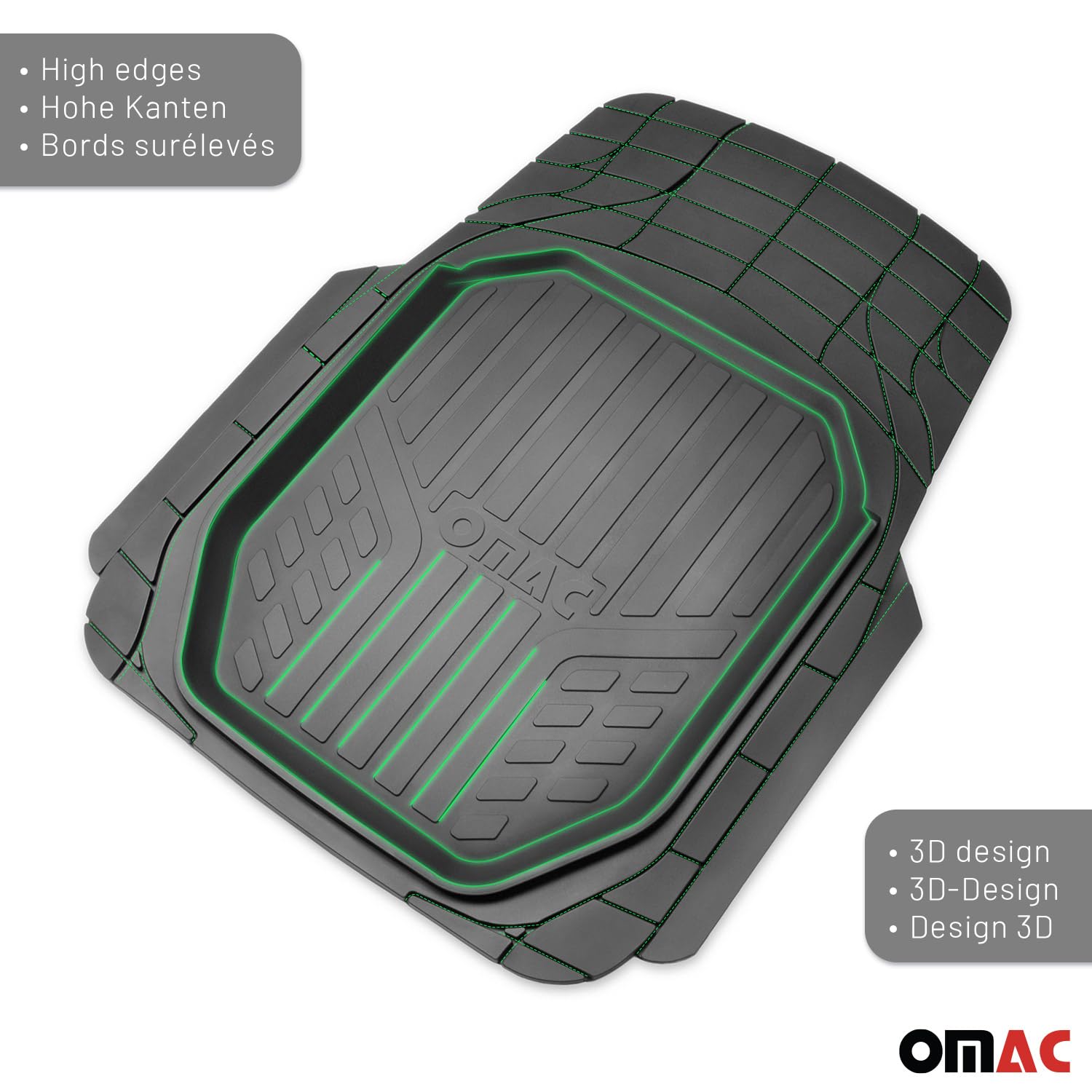 Gumowe dywaniki pod_ogowe Jeep Grand Cherokee z mo_liwo_ci_ 4x
