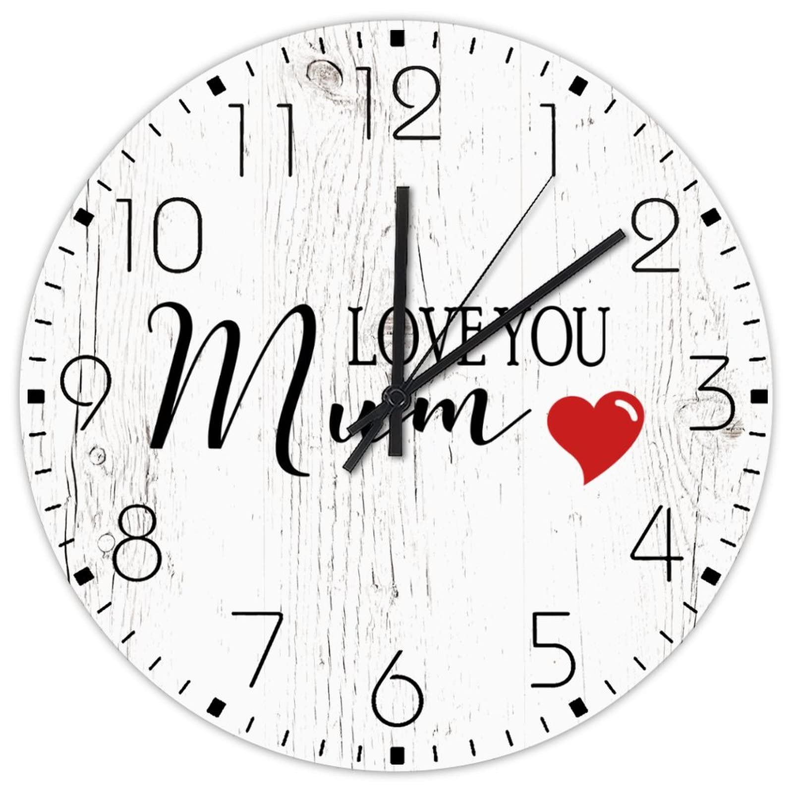 Horloge murale rétro en bois pour une ambiance authentique et chaleureuse