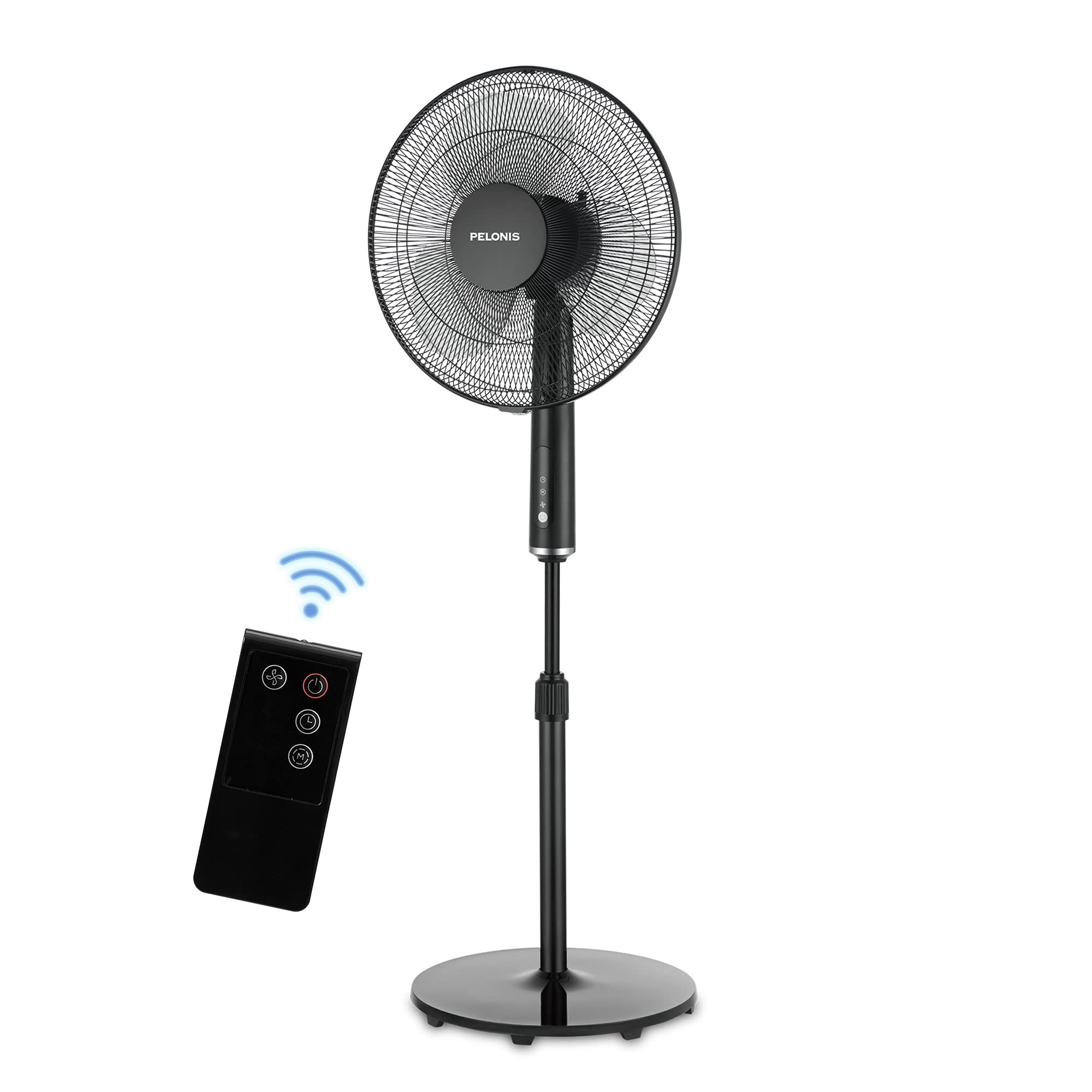 Buy PELONIS 16 Inch Pedestal Fan with Remote Control, 3 Speeds 7Hour