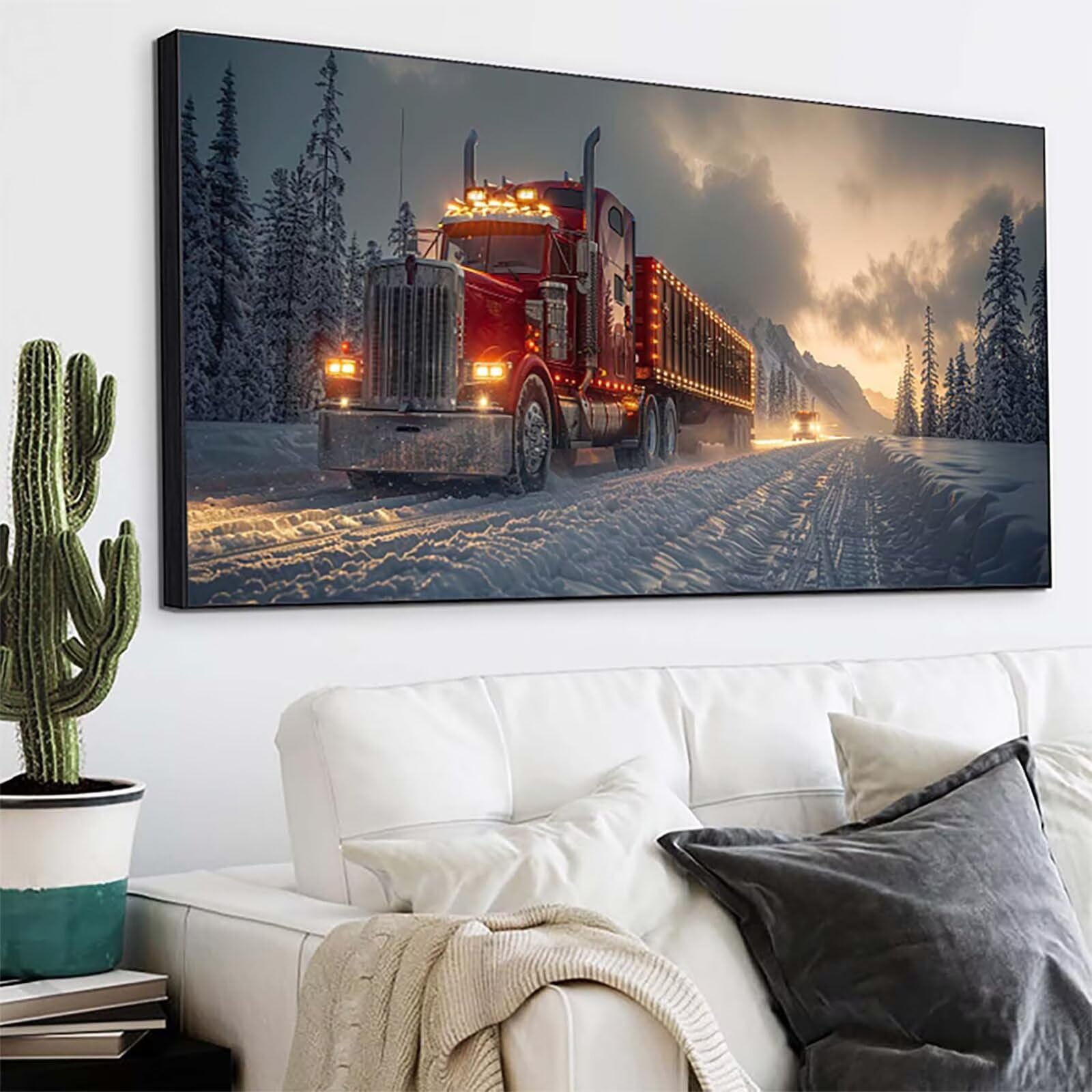 Camion Diamond Painting Grandi Dimensioni 50x100cm, Diamond Painting H-2603