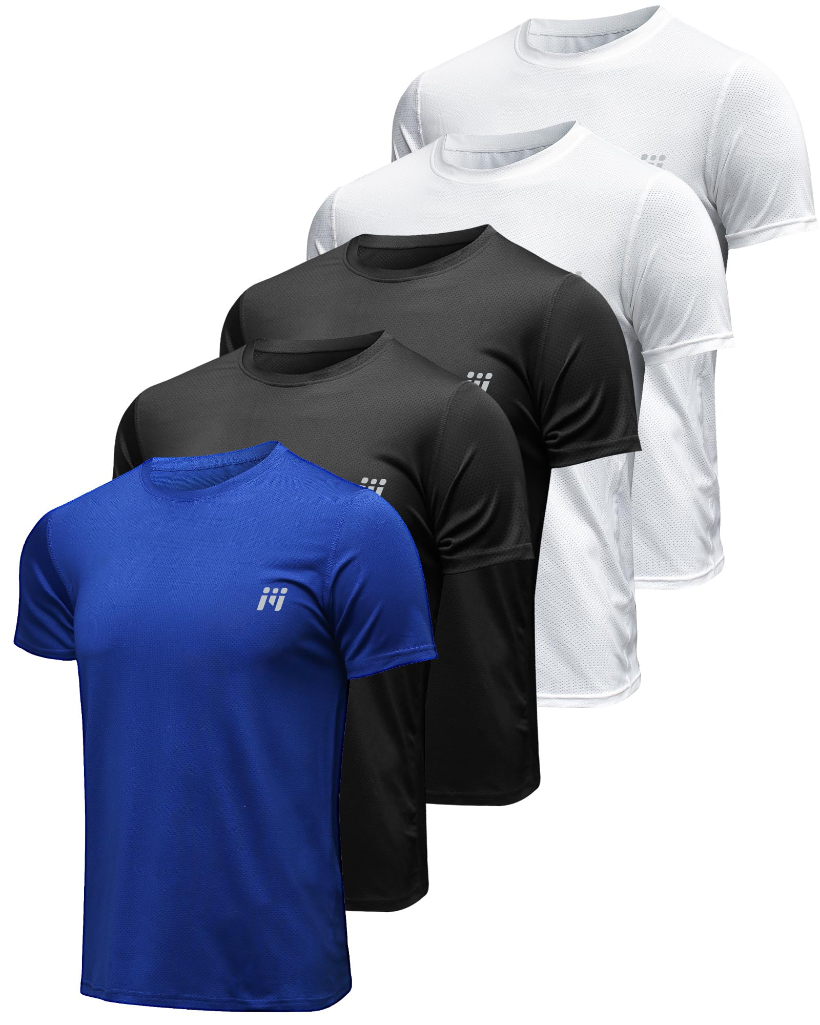 MEETYOO Tee Running Homme respirant fitness jogging musculation gym sport