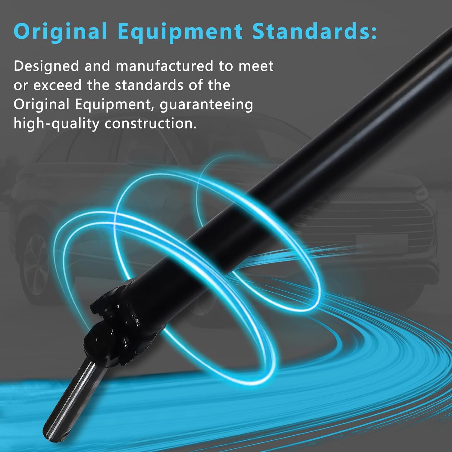 Rear Drive Shaft Assembly Prop Shaft Driveshaft Compatible with Chevrolet Silverado GMC Sierra 1500 1999-2006 Chevy Silverado GMC Sierra 1500 Classic 2007, Replace OE 15189834 15189835 15746001 936297