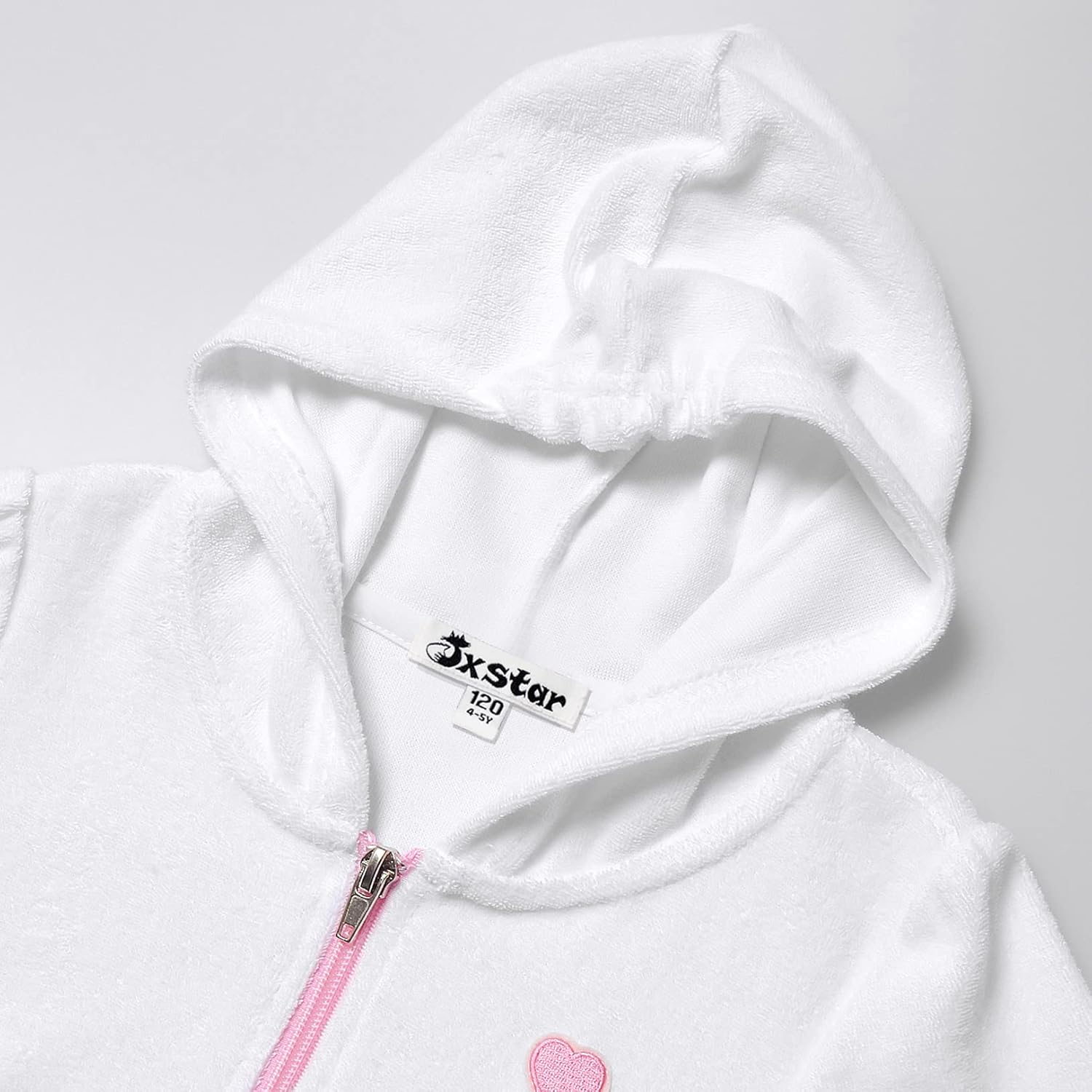 Jxstar Girls Swim Cover Up Terry Swimsuit Coverup Beach Pool Kids Zip Up Robe - Image 3