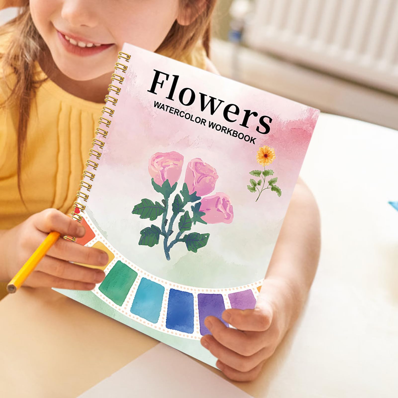 Livre d'aquarelle – 12 couleurs de peintures et au pinceau – Cahier d'exercices artistiques pour débutants – pour garçons, filles, hommes, femmes, maison, école, voyage, éducation Livre d'aquarelle – 12 couleurs de peintures et au pinceau – Cahier d'exercices artistiques pour débutants – pour garçons, filles, hommes, femmes, maison, école, voyage, éducation