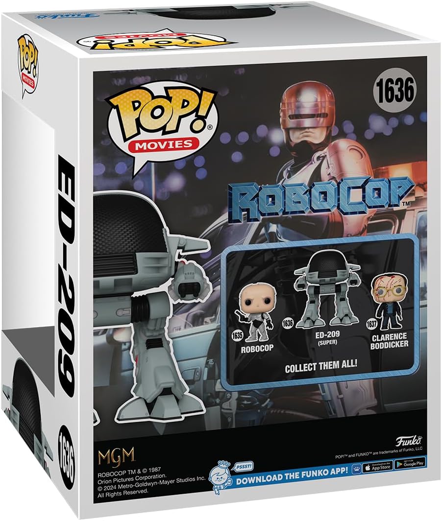 Funko POP! Super: Robocop - ED-209​ - Collectable Vinyl Figure - Gift Idea - Official Merchandise - for Kids & Adults - Movies Fans - Model Figure for Collectors and Display