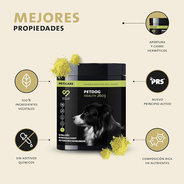 Foto 4 de 7 de Peticare Senior Vital Mix Polvo para Perros Mayores