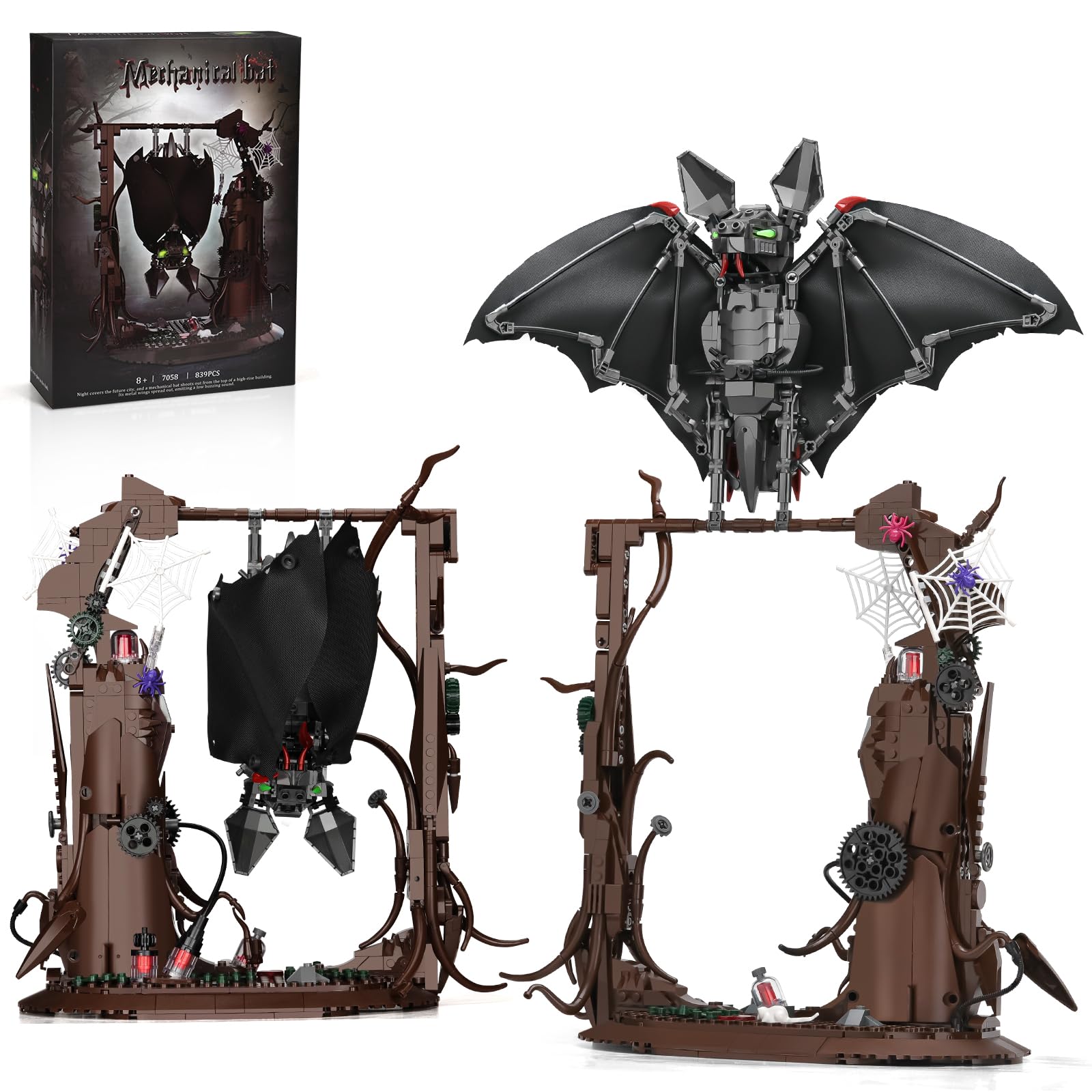Amazon.com: SATHIBI Mechanical Horror Bat Building Set for Adult