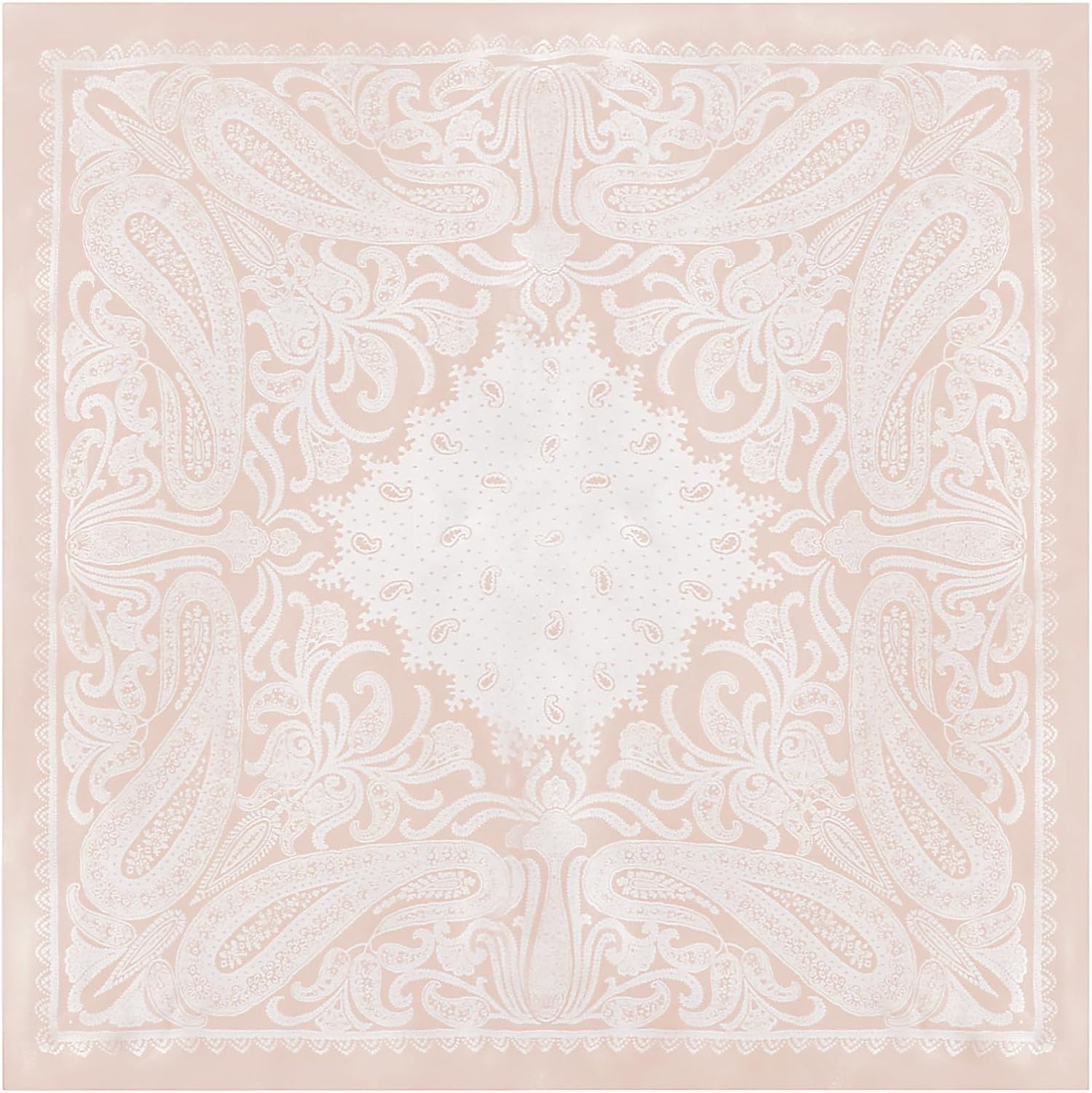 VANLINKER Paisley Satin Head Scarf for Women Men Versatile Silk-Like Hair Scarf Vintage Bandana Large Square Scarves 27.5"
