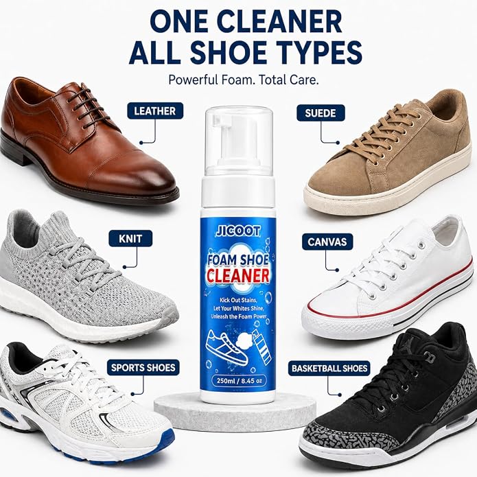 Kit Limpiador de Zapatos 250ML con Brocha y Paño Blanco miniatura 7