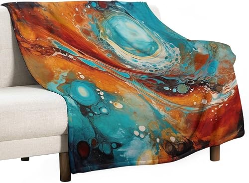 Miniatura 8 de Manta suave de franela con patrón tradicional mexicano del suroeste de 50 x 60 pulgadas para cama, sofá, sofá, idea de regalo