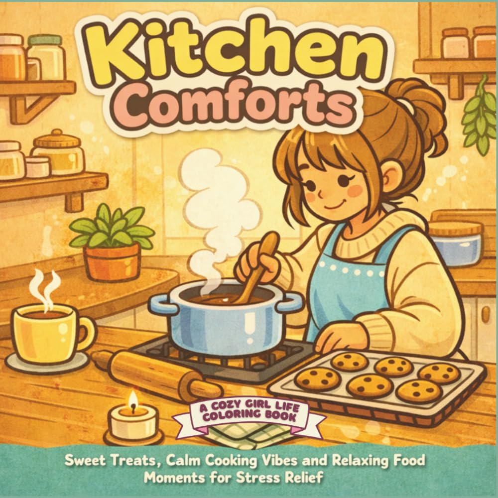 Kitchen Comforts: Sweet Treats, Calm Cooking Vibes and Relaxing Food Moments for Stress Relief (Cozy Girl Life)