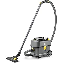 K rcher Dry Vacuum Cleaner T 10/1 ADV HEPA for Textiles and Hard Floors, 10 L Reservoir, Power 585 W, Sound Pressure Level 52 dbA, Weight 6.6 kg, Cable 12 m, Permanent Filter Basket, HEPA-14