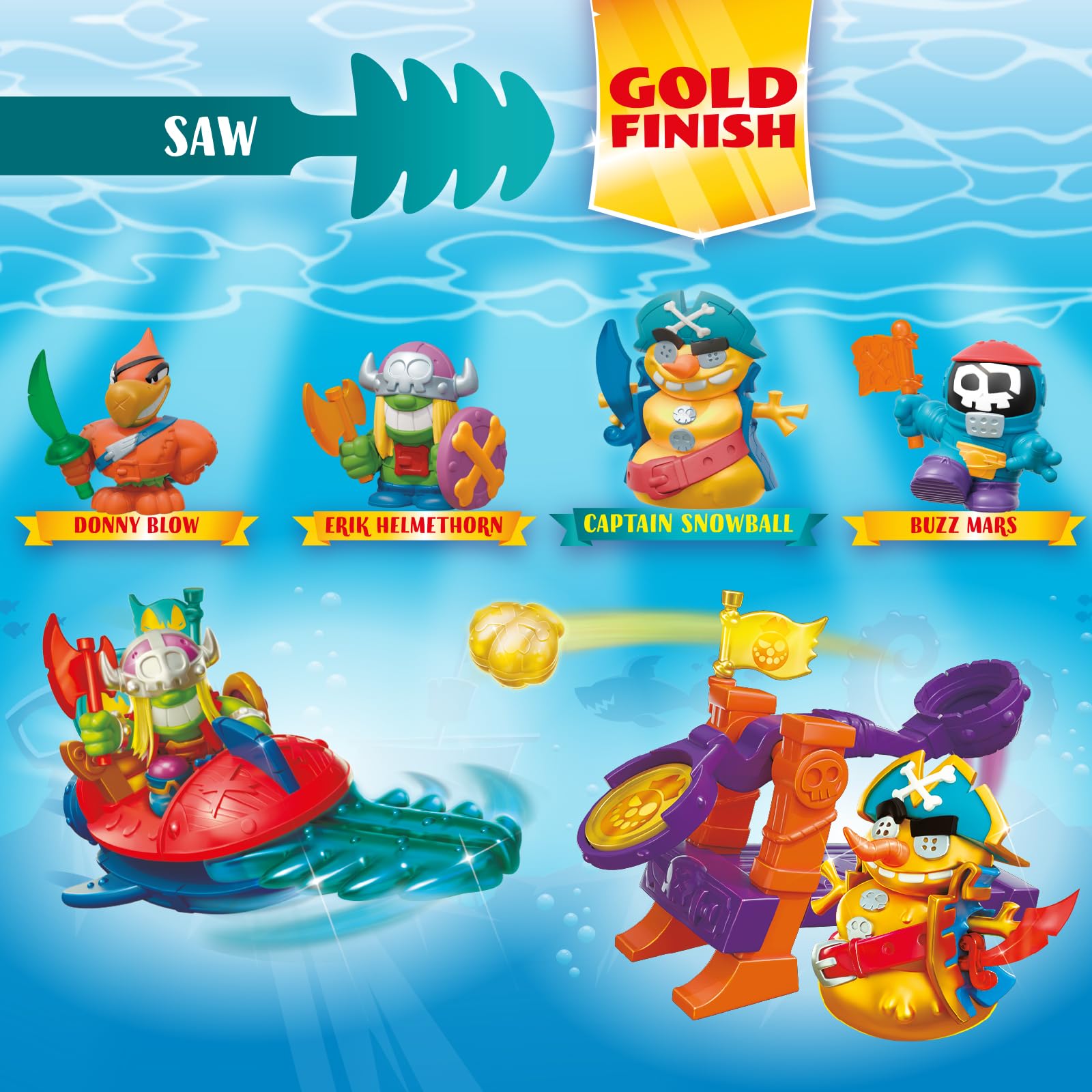 Amazon.com: PIRATIX ADVENTURE WORLD Shark Treasure Series, Captain